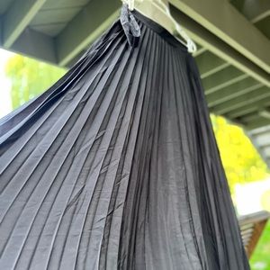 LuLaRoe Black Pleaded Maxi Wrap Skirt